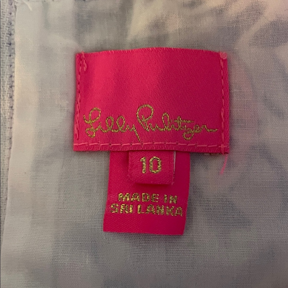 LILLY PULITZER Girls Little Lilly Classic Shift Dress Trunks in the Air Size 10 - Picture 11 of 13